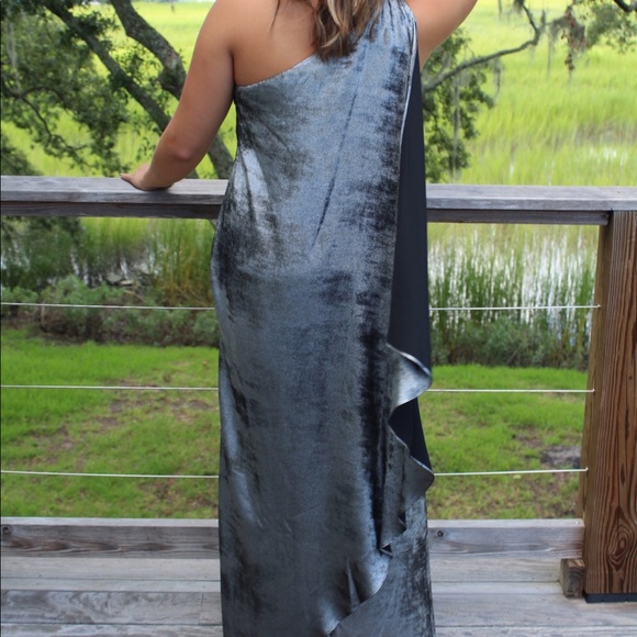 Ralph Lauren One shoulder maxi gown - Picture 2 of 3